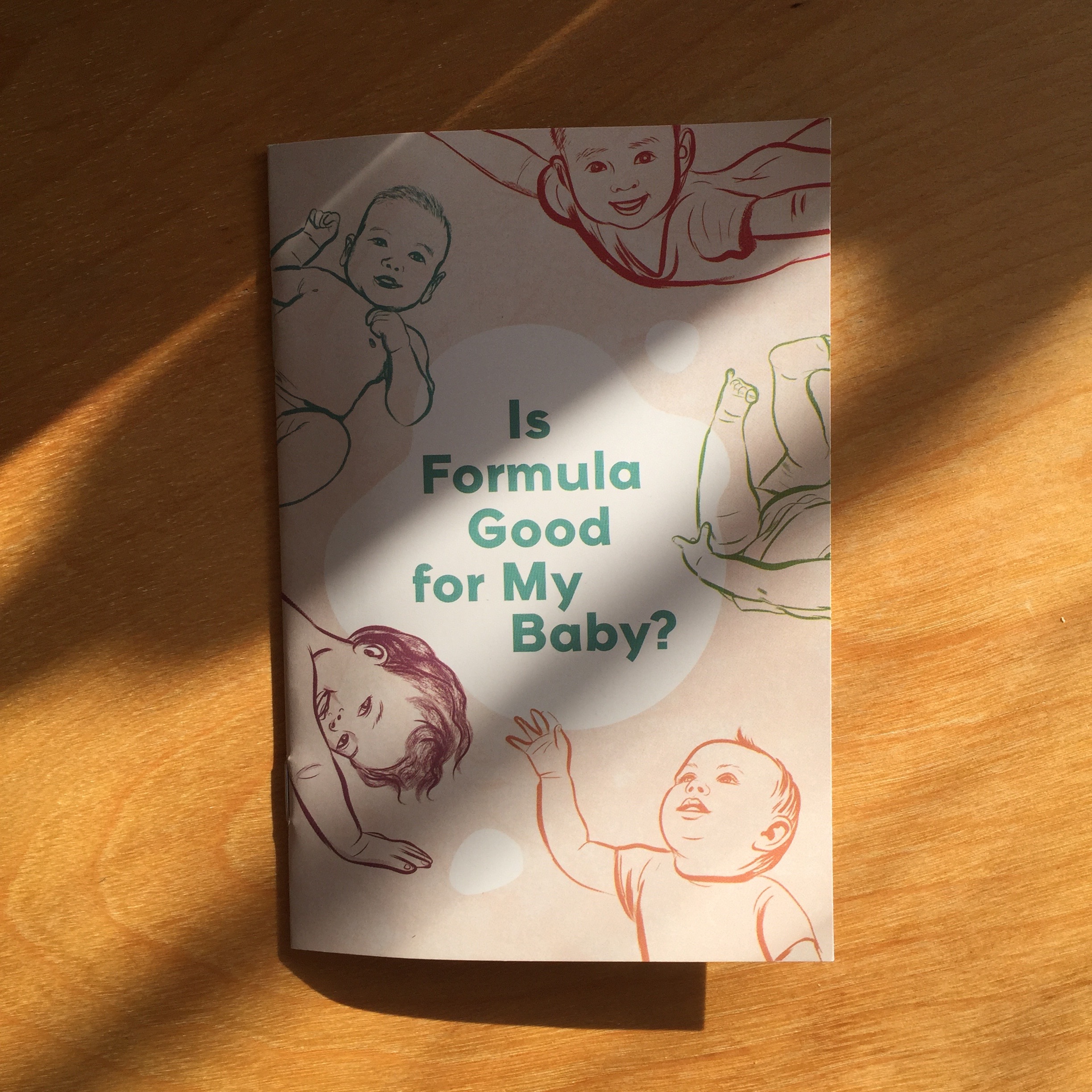 Photo: Cover of “Is Formula Good for my Baby?” — an infant feeding resource for HIV positive parents. The resource was designed with CATIE, Women’s College Hospital, The Teresa Group as well as HIV positive mothers.